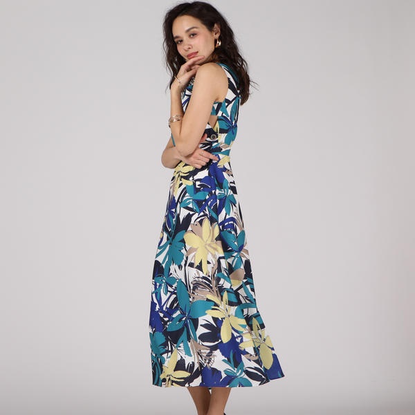 ビームス 正規品 大きいサイズ ジャケット マフラー ヘルス 小物 男性 ワンピースボタニカルフラワープリントワンピース ビアッジョブルー Viaggio Blu 丸井 マルイ 店 Sale ボタニカルフラワープリントワンピース 新作商品大特価 最初の年新作