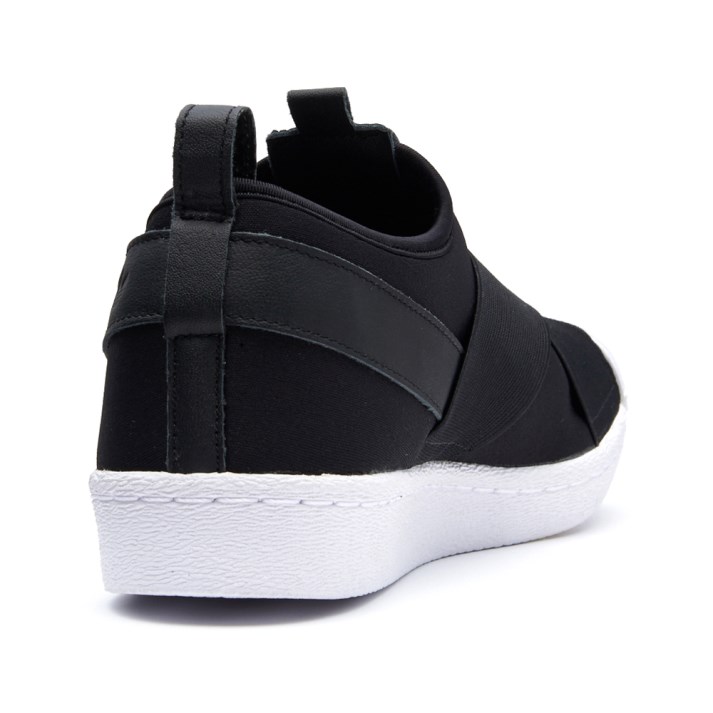 阿迪达斯ss slipon大明星懒汉鞋bz0112 blk/blk/blk