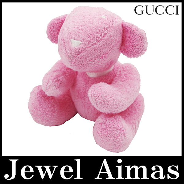 jewel aimas gucci 古奇婴儿熊宝宝熊毛绒粉色 礼物 礼品