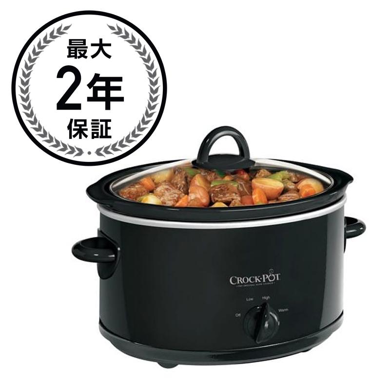 スロークッカー 3 8l Cooker クロックポット グルメ鍋 Crock Pot スロークッカー Scv400b 4 Quart Oval スロークッカー Manual Slow Cooker 家電 アルファエスパス米国店 30日間返金保証 送料無料 最大2年保証