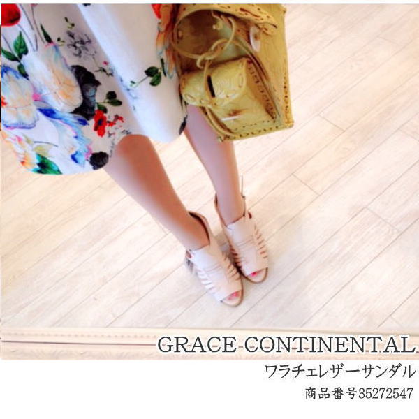 Anniegrace Grace Continental グレースコンチネンタル ワラチェ レザー サンダル シューズ Ss 通販 リゾート レディース 靴 サンダル Grace Continental グレースコンチネンタル 楽天カード分割 ｂｏｕｔｉｑｕｅ セール Sale サンダル ワラチェレザーサンダル 超人気