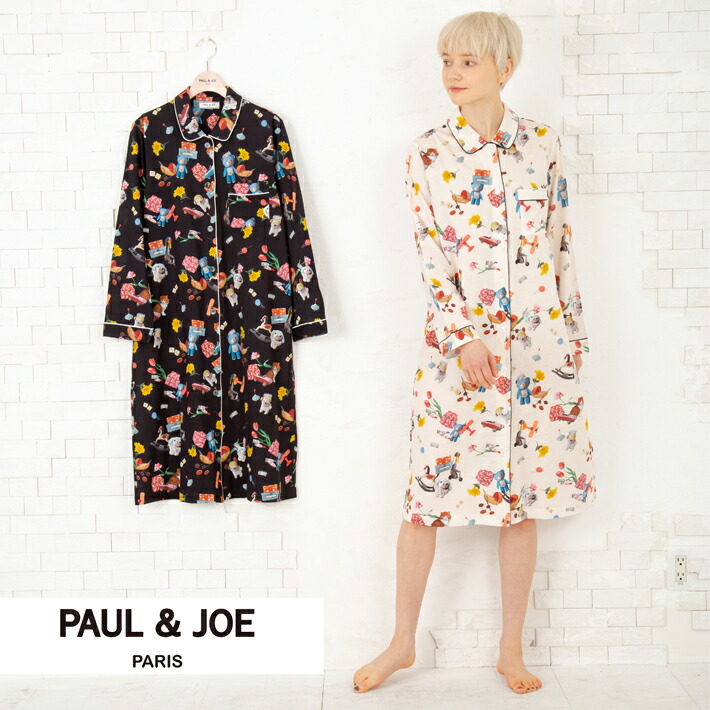 Paul Joe 日本製 リバティプリント Paul Joe Paris レディース パジャマ あったか レディース さらさら Room ギフト 修学旅行 Wear ネグリジェ パジャマ ポールアンドジョー ルームウェア 天竺 綿 おもちゃプリント 天竺 レディース インナー レディース アムール 春