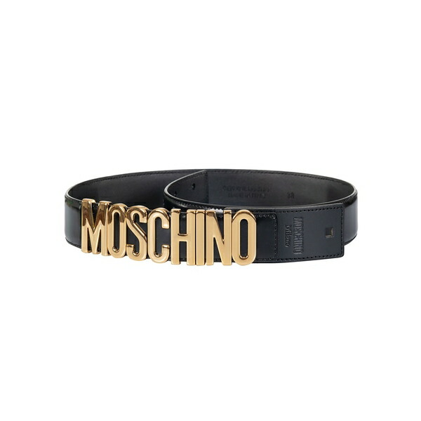 モスキーノ レディース Belt ベルト Moschino アクセサリー Moschino Logo Plaque サイズ交換無料 Belt メーカー公式ショップ の 国内正規総代理店アイテム