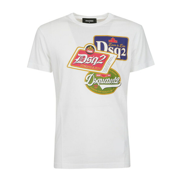DSQUARED2 T-Shirt Short Sleeves Slim Fit Printed Logo All Sizes S M L XL XXL