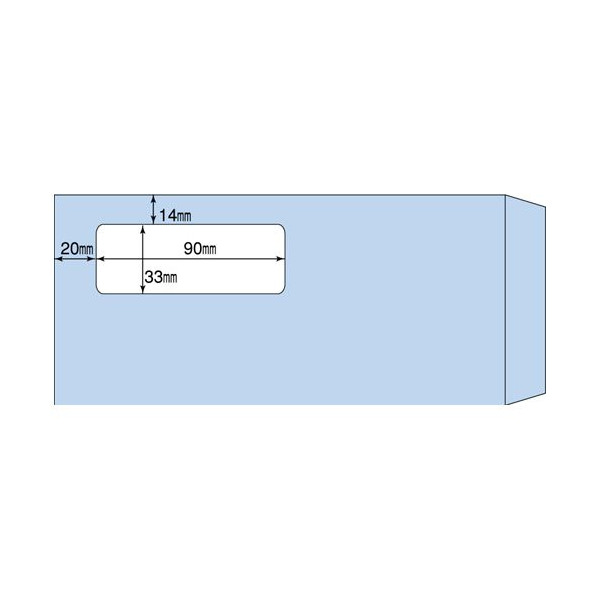 ヒサゴ窓付封筒窓付封筒ｍｆ３４ｔ 給与明細書用千枚 イトー事務機給与明細書用伝票中身が透けないよう 封筒内側に地紋入り