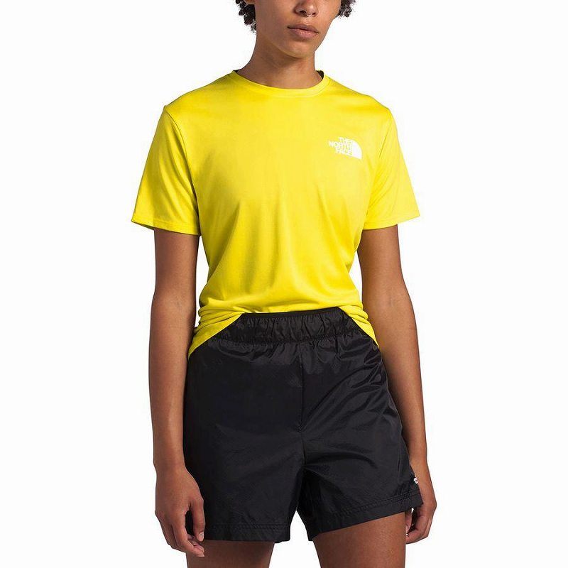 取寄 ノースフェイス パタゴニア レディース レディース リアクション Tシャツ 1short Sleevet Shirt ショートスリーブ Tシャツ The North Face Women Reaxion 1 Short Sleeve T Shirt Tnf Lemon ジェットラグ店 メール便対応 ファッション ブランド カジュアル