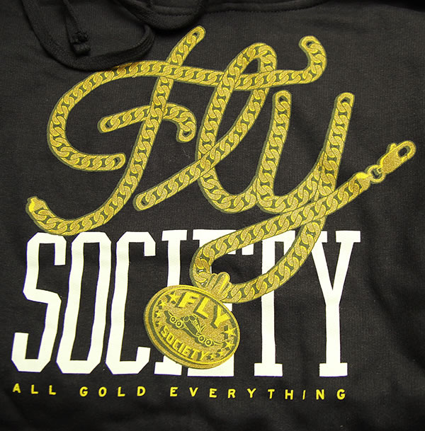 fly society suettopakafudofuraisosaeti all gold pullover hoodie