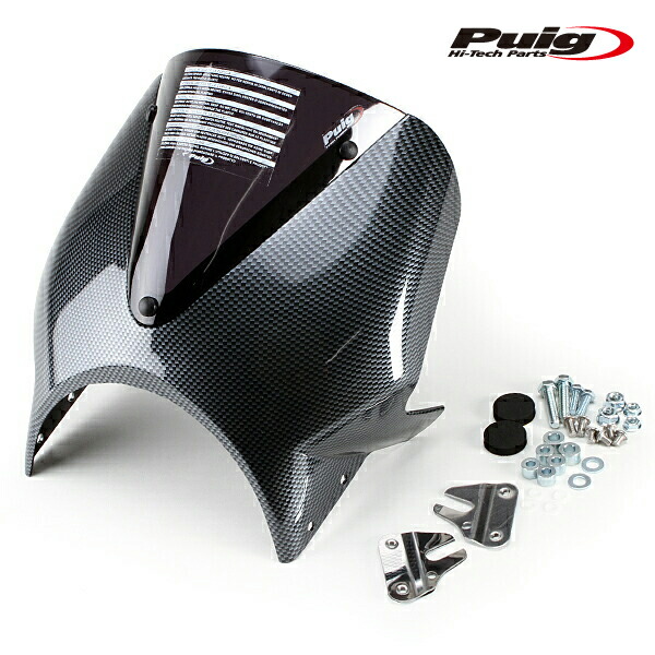 楽天市場Puig 003CF WINDSHIELD VISION BIKINI COWL CARBON PRINT DARK SMOKE