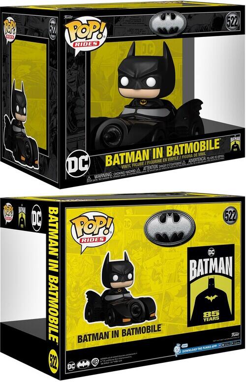 Funko Pop Rides Deluxe Dc Batman Batman With Batmobile