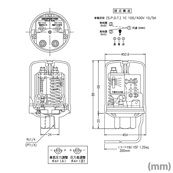 3mpa连接口径rc1/4 pt1/4螺母