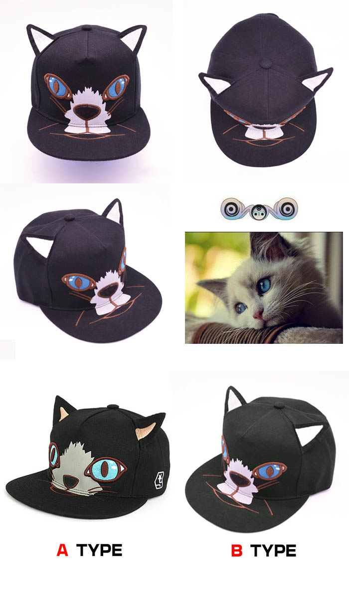 猫耳帽 / 棒球帽 / 猫耳朵帽子 / 猫耳朵 / 妇女的猫耳朵帽子 / 棒球