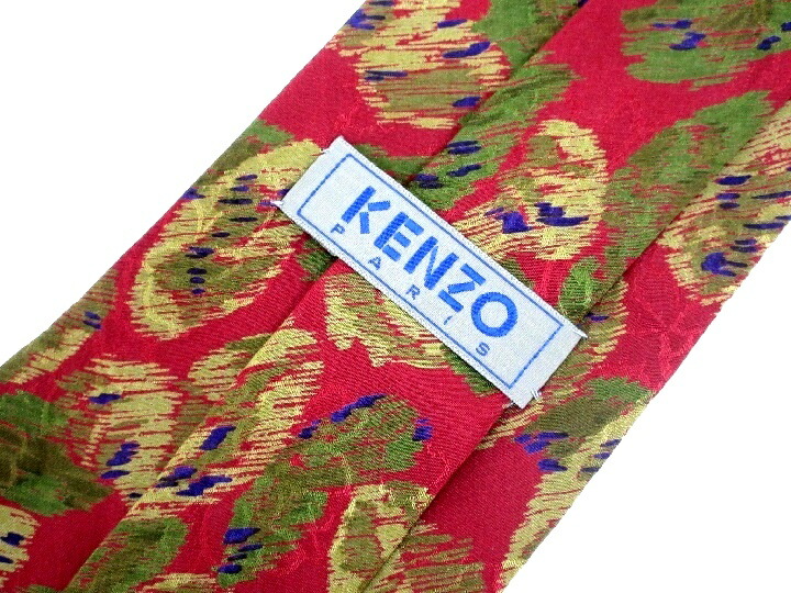 名牌领带kenzo kenzo总花纹品质优良的货物人礼物