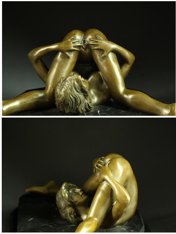 作为超受欢迎的青铜雕像性感的裸体女人nino oliviono名作室内装饰