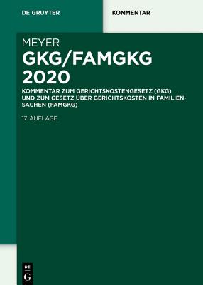 Gkg Famgkg Kommentar Zum Gerichtskostengesetz Gkg Und