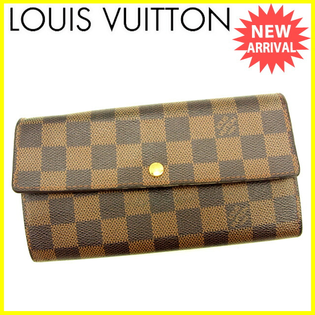 スーパー コーチ ルイヴィトン ｌｏｕｉｓ ｖｕｉｔｔｏｎ ブランド財布 二つ折り財布 ファスナー付き長財布 メンズ可 ダミエ ポシェットポルトモネクレディ ダミエ ブラウン Pvc レザ 人気 Y6242 ブランドデポ Tokyo ポイント10倍 二つ折り財布 ブランド 使い