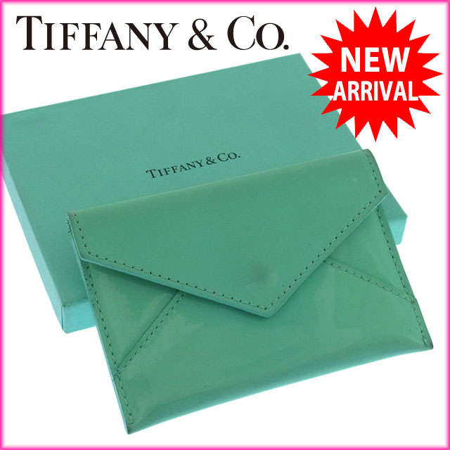 送料無料 バッグ ティファニー Tiffany Co グッチ コーチ カードケース 名刺入れ 小銭入れ メンズ可 レターデザイン ティファニーブルー エナメルレザー 対応 良品 人気 H190 ブランドデポ 送料無料 ブランド バック 財布 プレゼント ギフト