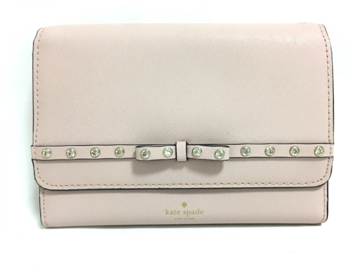 新着 Kate Spade ケイトスペード 財布 Wlru5195 ピンク フルラ Furla リボン ラインストーン エルメス レザー 中古 ブランディア 店ケイトスペード Kate Spade 超熱値下げ タイムセール