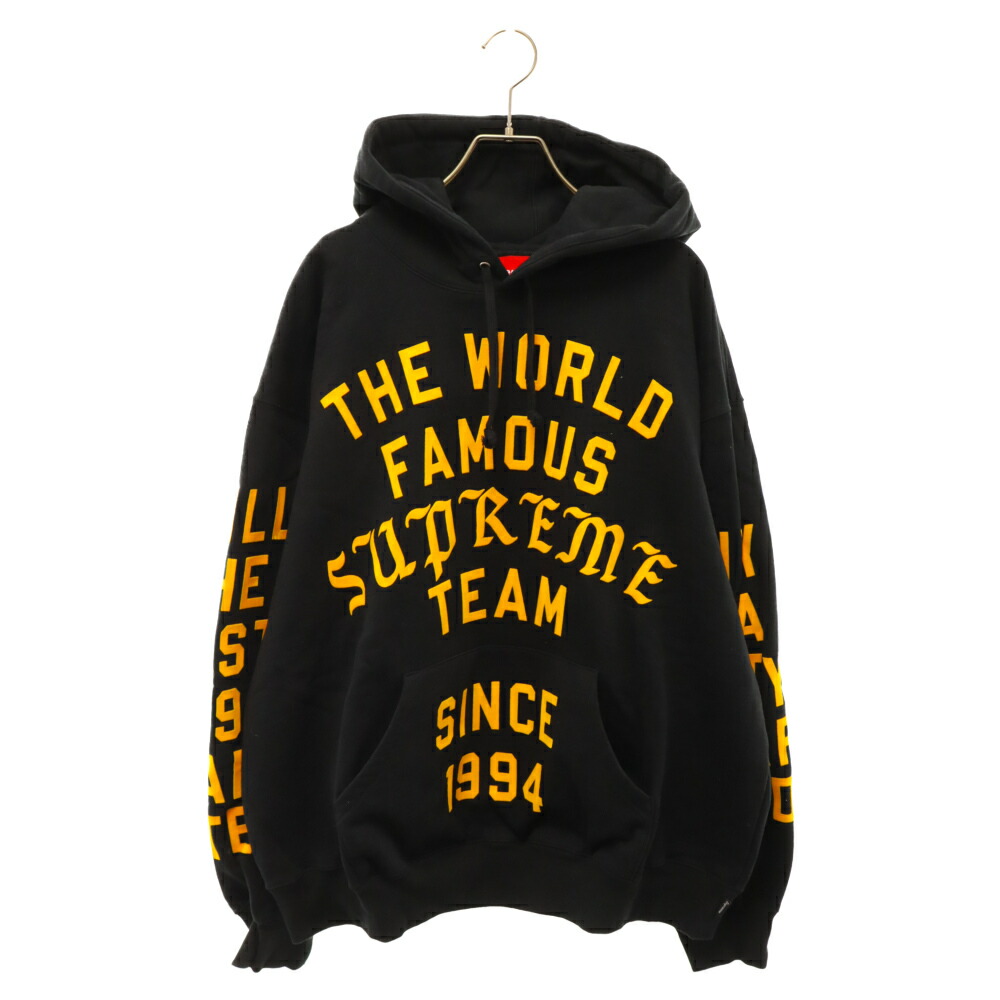 楽天市場SUPREME シュプリーム サイズ L 23SS Team Flocked Hooded Sweatshirt チームフロック