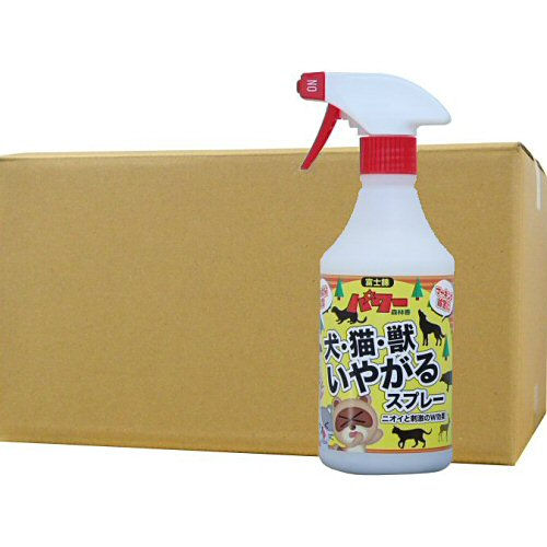 犬 猫 獣いやがるスプレー 蜂 かめむし カビ取り 500ml 24本 犬 猫 小動物の忌避 黴 天然成分配合 バルサン 北海道 沖縄 離島配送不可 防鳥 防獣用品 キャンペーン365 シバゲン お買い得ケース購入送料無料 ガーデニング 農業 ムカデ 臭いと刺激のwパワーで