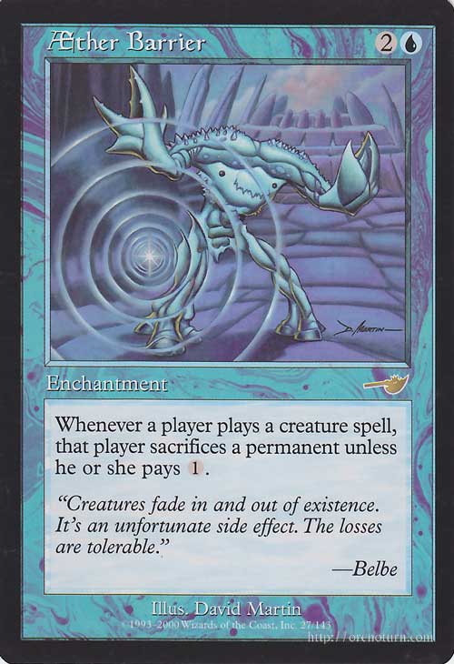 魔法: 聚会 (mtg) 庆祝屏障 /aether barrier (r) * 英文版 / 复仇