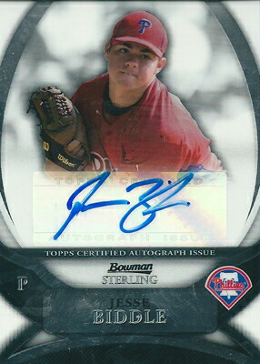 Jesse Biddle Bowman Sterling Prospects Autographs