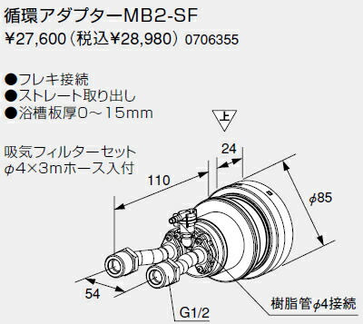 安心の定価販売 のノーリツ給湯器関連部材循環アダプターmb2 循環アダプターmb2 Sf おしゃれリフォーム通販 せしゅる業務用ベビーチェア