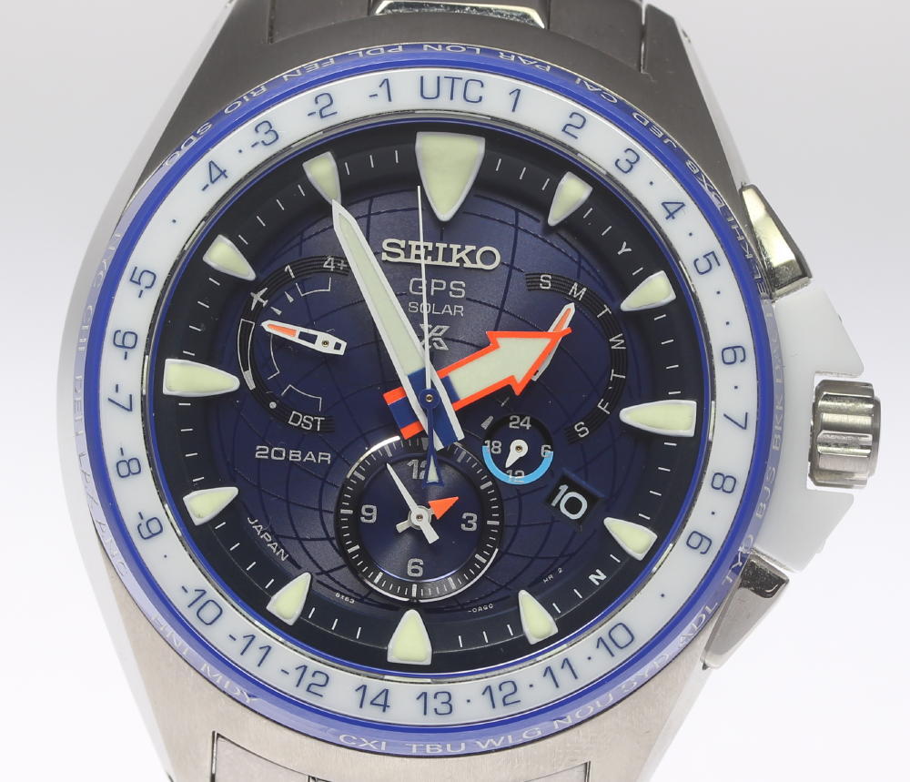 SEIKO】 GPSソーラー セイコー マリーンマスター GPSソーラー ☆美品