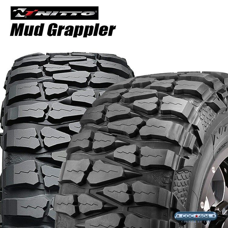 40x15 50r22lt Nitto Mud Grappler 40 15 50 22lt オフロードタイヤ Of シーオーシー404 アメ車 正規激安 店us 北米直輸入 ニットー マッド ホイールナット ラウンド グラップラー パーツ マッドタイヤ