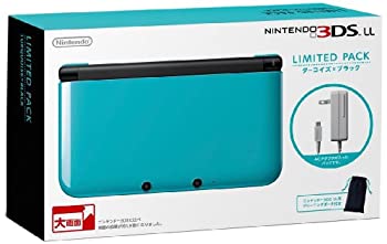 中古 Ll ニンテンドー3ds Ll Nintendo 3ds 2ds リミテッドパック 3ds 本体 ターコイズxブラック メーカー生産終了 Cocohouse