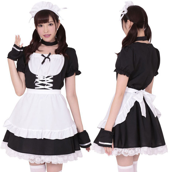 Maid outfit asian