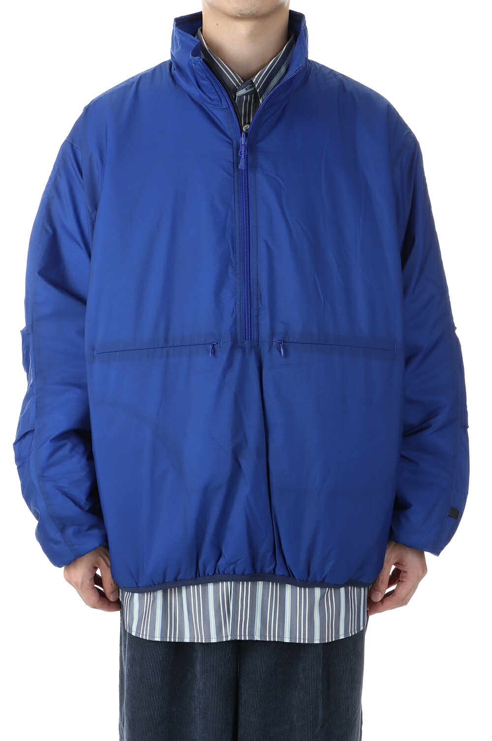 Tech Reversible Pullover Puff Jacket Royal Blue Bj W