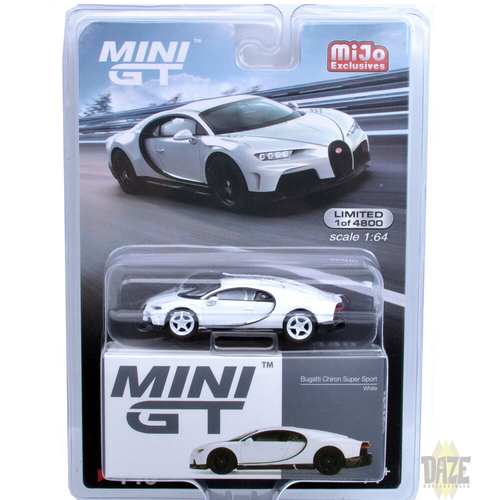 Mini Gt Mijo Toys Bugatti Chiron Super Sport White Chase Car