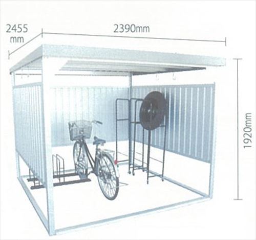 納期約1 5か月 メーカー直送 ダイマツ 物置 バイク 自転車置き場にも 多目的万能物置 メーカー直販 毎日出荷中即納 Dm 16 間口2400 奥行2400mmタイプ ショートパネルタイプ ダイマツ 喫煙所 休憩所 ショートパネルタイプ バイク 自転車置き場にも E キッチン