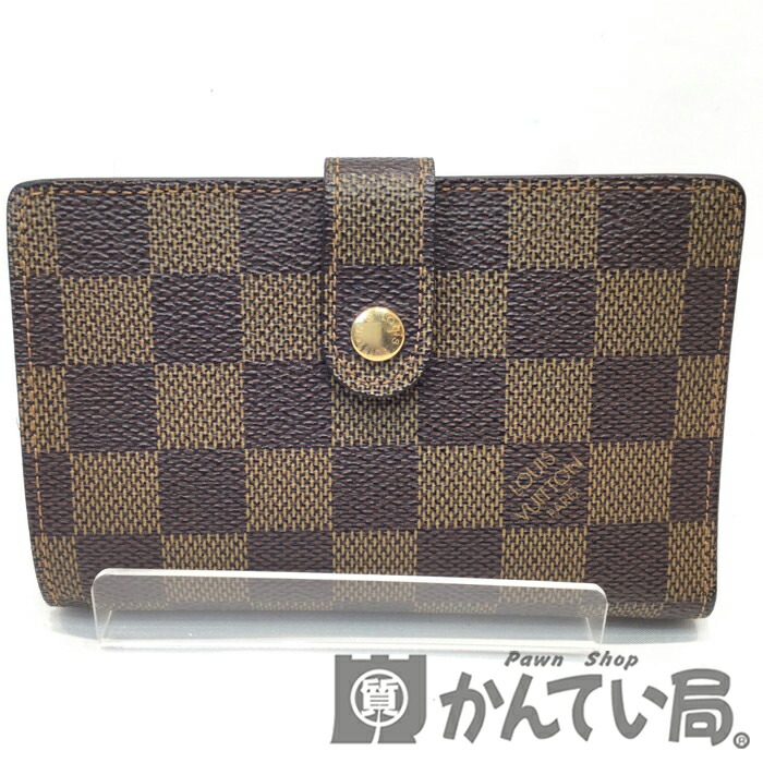 中古 オメガ Louis Vuitton ルイヴィトン レディース財布 N ダミエエベヌ ポルトフォイユ ヴィエノワ Vuitton Used A 質屋かんてい局ec店