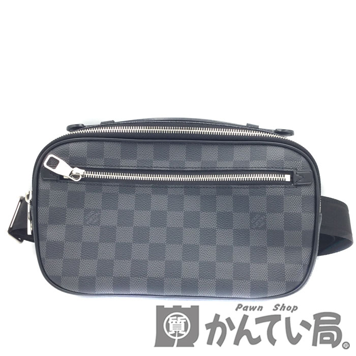 中古 Louis Vuitton ルイヴィトン N41289 メンズバッグ ダミエ 中古 Louis グラフィット アンブレール ロレックス メンズ セカンドバッグ ショルダーバッグ ボディバッグ Used Sa 質屋かんてい局ec店