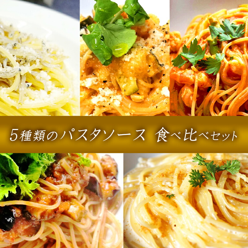 ふるさと納税 Ac13 5種類のパスタソース食べ比べセット 100g 10 パスタ 調味料 お手軽 ソース たれ お試し 簡単 宮崎県門川町 パスタソース 送料無料 宮崎県門川町