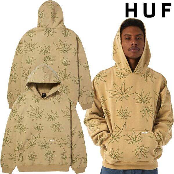 楽天市場HUF ハフ PLANTLIFE FLEECE HOODIE プラントライフ フリース 葉っぱ フーディー パーカー メンズ