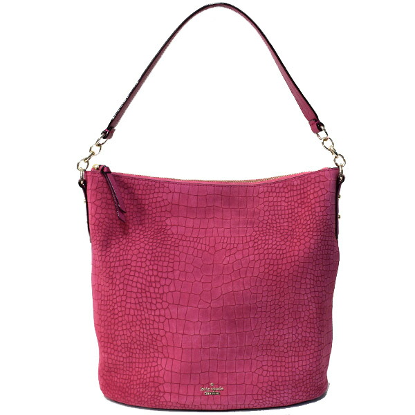 レザー 【送料無料】 リボン パープル ケイトスペード プレゼント ショルダーバッグ ギフト kate spade