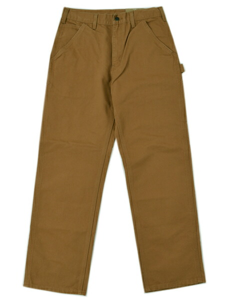 36-32 Brown Carhartt B11 Washed Duck Work Dungaree