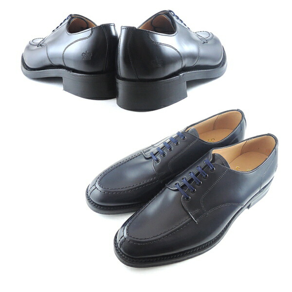 桑德斯商务鞋sanders apron derby shoe 9386深蓝英国制造绅士鞋