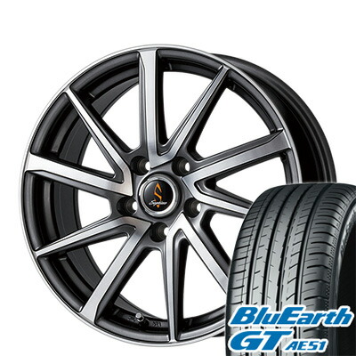 ホイール4本セット 【送料無料】 ヨコハマ 225/40R19 ブルーアース サマータイヤ 【YOsum19】 GT AE51 19インチ MID RMP 025F 8J 8.00-19 YOKOHAMA