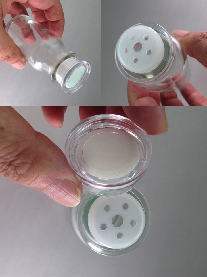 瓶玻璃保存容器调料瓶盐鸡尾酒摇混器盐盐石盐香草容器furifuribotoru