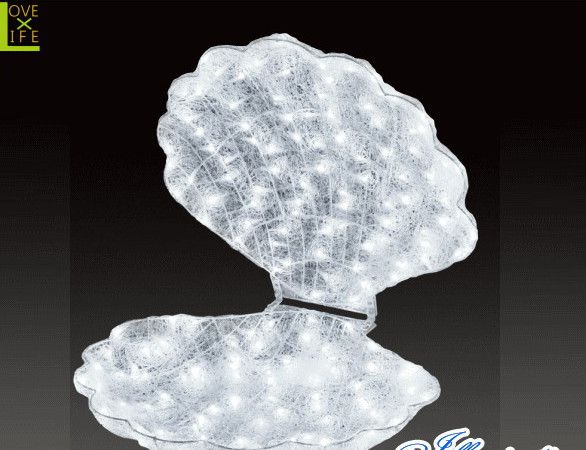 貝殻 時計 Led ケアベア Ledクリスタル イルミネーション 大型商品 海 ホタテ ディズニー アニマル 深海 海辺 シェル 貝 モチーフ クリスタル クリスマス 電飾 ライト イルミ かわいい 今年もかわいい