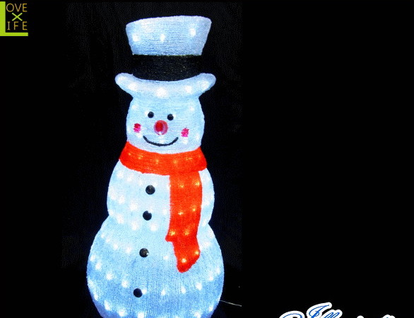 イルミネーション ホワイトスノーマン 立体 置き形 雪だるま スポンジボブ スノーマン ディズニー オンライン雑貨 Led クリスタル クリスマス 電飾 省エネ ａｏｉデパート イルミネーション ホワイトスノーマン 立体 置き形