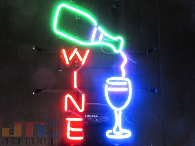 ハワイアン 西海岸 全国送料送料無料 沖縄 離島を除く Neon ワイン Wine 店舗用 ネオン管 Jtcモール黒枠土台部分のサイズ 縦35cmx横43cmコードの長さ 約1m ネオンサイン 壁掛け 看板 Neon カリフォルニア 店舗用 サーフ アメリカン雑貨 ワイン 広告 Bar