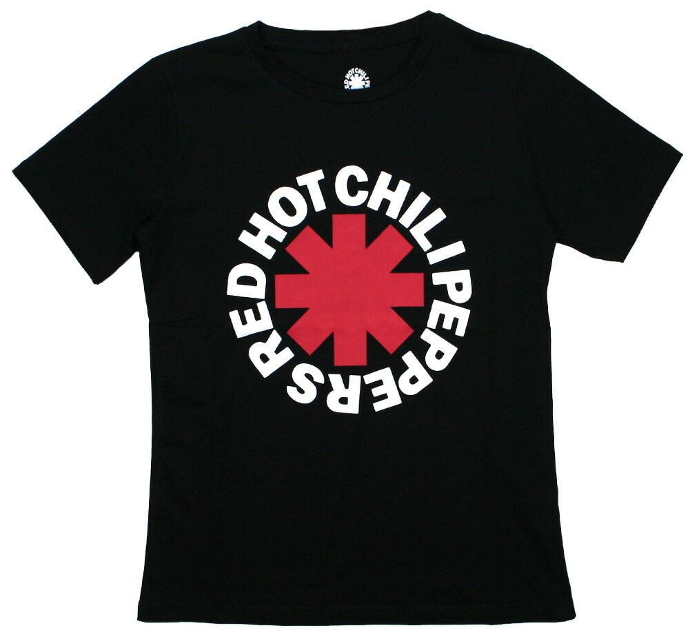 Red Hot Chili Peppers Asterisk Womens Tee Black