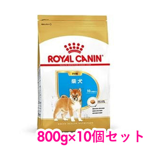 ロイヤルカナン ドライフード 柴犬 子犬用 800g 10個セット Inumeshi By 卸ネット良品 ドッグフード ロイヤルカナン 犬用品 Royal Canin