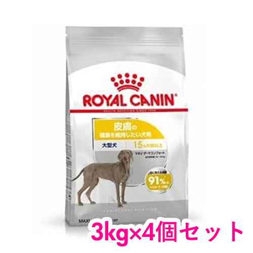 犬用医薬品 ユーカヌバ マキシ 犬用品 プロパック ドライフード ドッグフード 多頭飼い いぬめし ブリーダー Inumeshiロイヤルカナン マキシ ダーマコンフォート 3kg 4個セット Inumeshi By 卸ネット良品 ロイヤルカナン Royal Canin 全品超特価祭 の品質超歓迎一番の