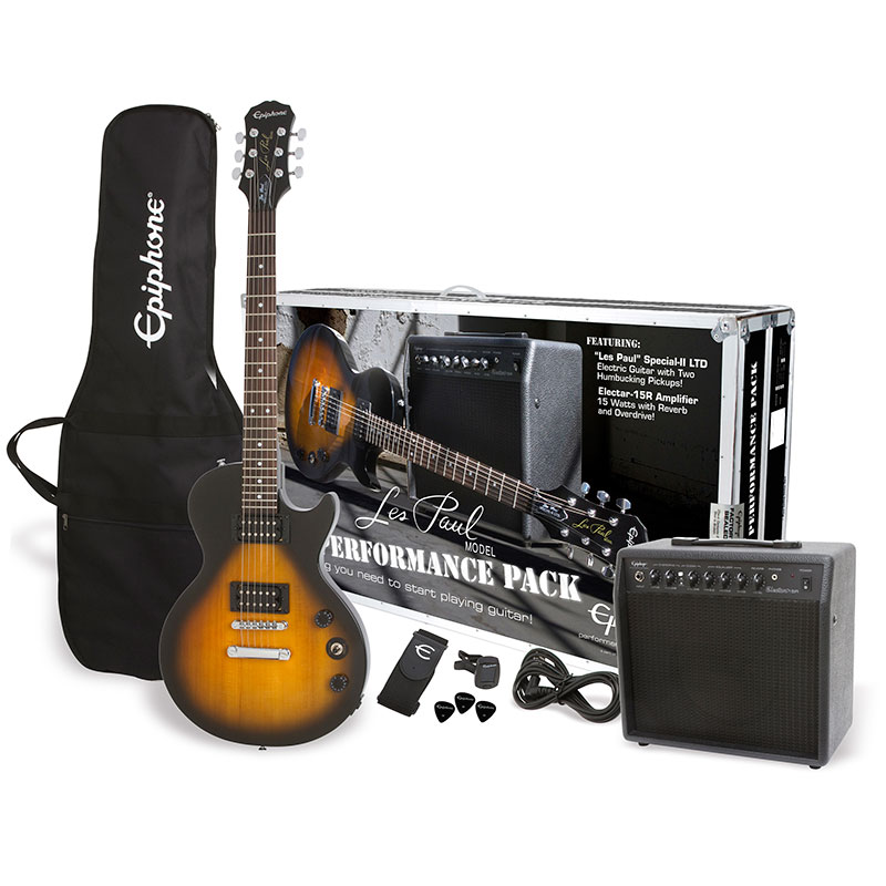 epiphone les paul special ii player pack ebony №277378 epiphone les paul special ii player pack ebony № 277377