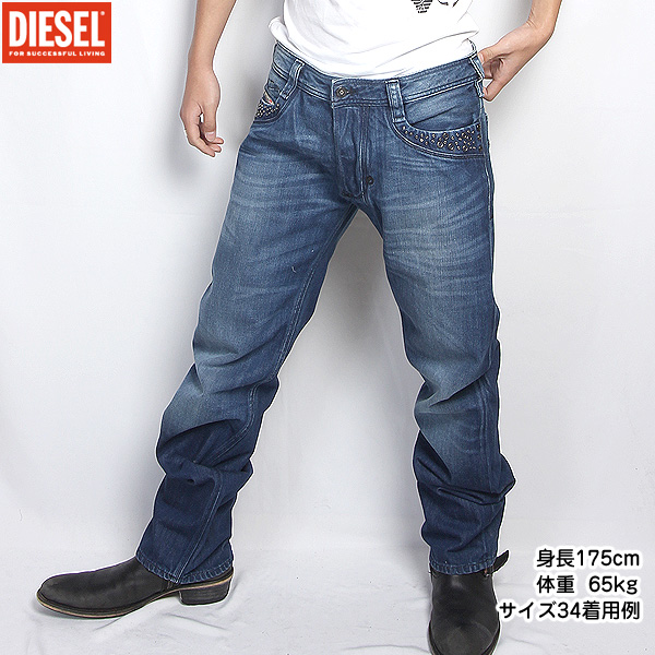 ディーゼル Diesel メンズ クリスチャンルブタン デコレートデザイン デニム ジーンズ00aazk バルマン Timmen Timmen L 34 インディゴブルー R 送料無料 Smtb Tk ガッツ ブランドショップディーゼル Diesel 安心発送 最初の